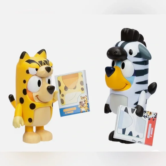 Bluey Animal Costume Figures 2pk  New in Box - Picture 2 of 6